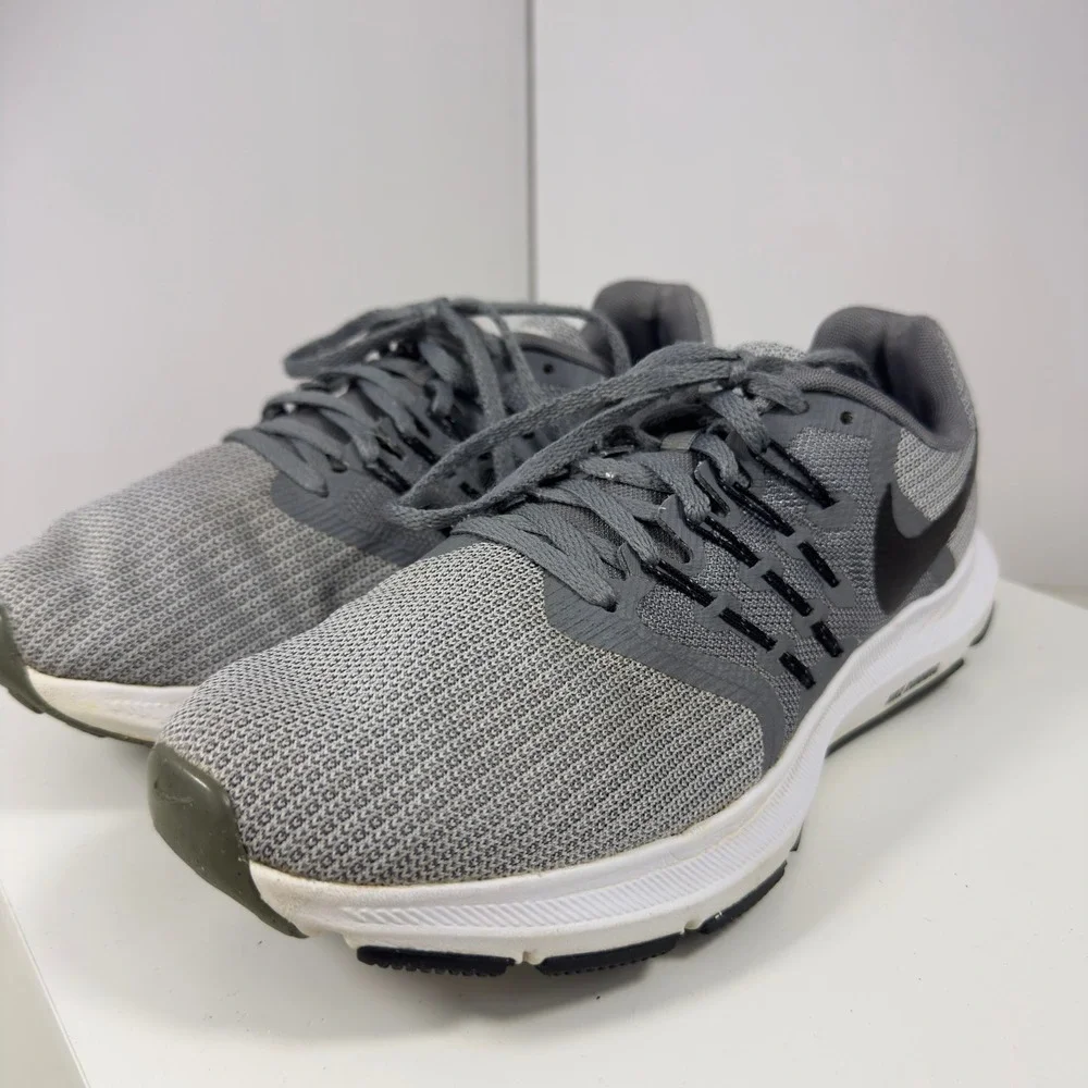 Nike Downshifter 7 Running Shoes Women's 8.5 Grey Black 909006-011 Mesh Low Tops